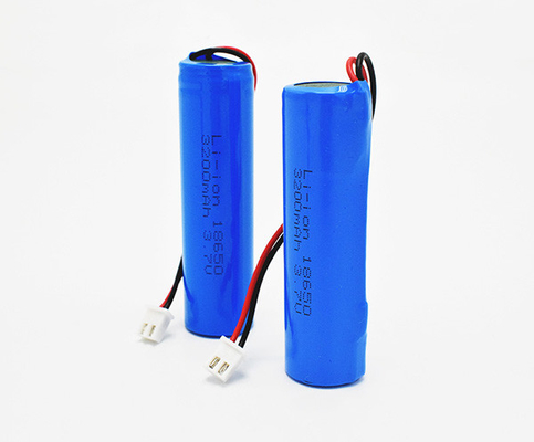 Revestimento de PVC ICR18650 de 3200 MAh Emergency Light Lithium Battery 3.70V