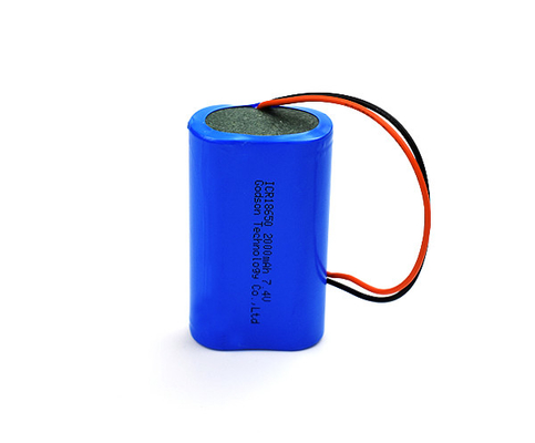 7,4 bloco favorável ao meio ambiente do ferro do lítio da bateria recarregável de V 2000mah