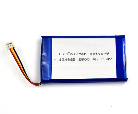 OEM Bateria de iões de lítio 124985 2800mAh 7,4 V Polímero de lítio Peso leve