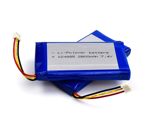 OEM Bateria de iões de lítio 124985 2800mAh 7,4 V Polímero de lítio Peso leve