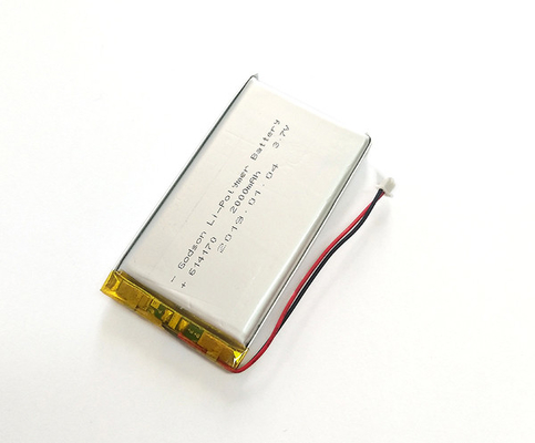 bateria 614170 2000mAh do polímero do lítio 18V para a iluminação de emergência