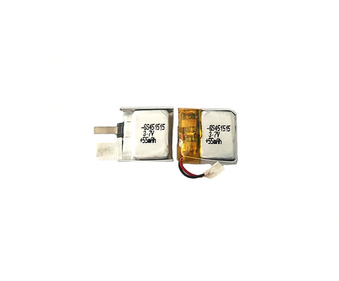 Bateria 55mAh do polímero do lítio 451515 3,7 volts com boa segurança