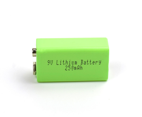 Temperatura de bateria de lítio da iluminação de emergência 9V 250mAh baixa com USB