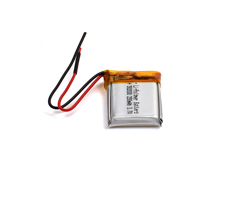bateria 502030 250mAh do polímero do lítio 3.7Volt para a iluminação de emergência