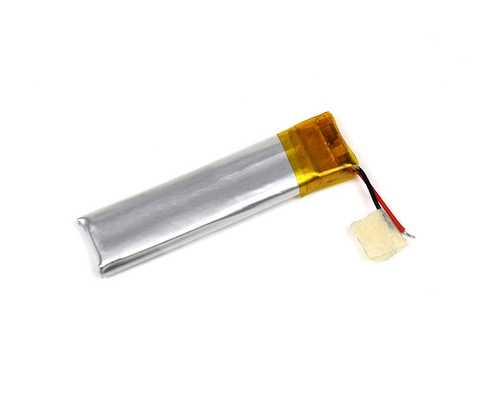 Bateria 310938 75mAh 3.7V do Li-polímero da luz de emergência com conector
