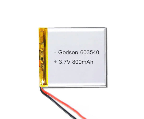 603540 bateria de lítio 16g do polímero 3,7 v 800mAh do lítio com desempenho estável