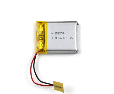 552530 bloco de Ion Battery Emergency Light 380mAh 3.7V Lipo do lítio