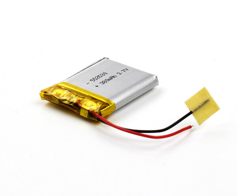 pilha da bateria 380mAh do polímero do lítio 3.7V para iluminações de emergência