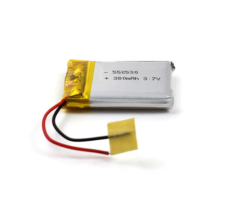 pilha da bateria 380mAh do polímero do lítio 3.7V para iluminações de emergência