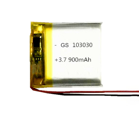 lítio Ion Polymer das baterias de 900mAh 3,7 V 103030 17g para o CCTV