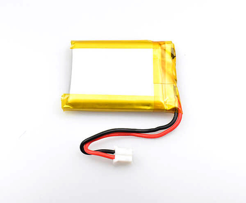 Bateria de lítio do polímero da luz de emergência 3,7 V 1000mah com conector