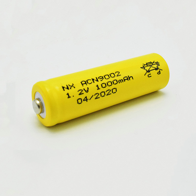 NiCd 1,2 revestimento feito sob encomenda do OEM do AA 1000mAh da bateria recarregável do volt