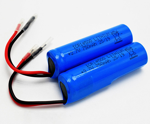 bateria de lítio de 750mAh 3.7V ICR14500 inodora com revestimento de PVC