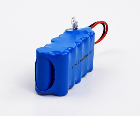 Ni de alta temperatura MH 2 3AAA 300mAh 12V do bloco da bateria da luz da saída