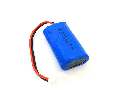Bateria de lítio LiFePO4 da luz de emergência IFR14500 3.2V 600mAh