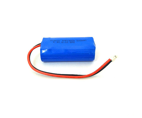 Bateria de lítio LiFePO4 da luz de emergência IFR14500 3.2V 600mAh
