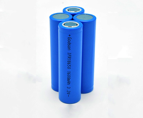 Bateria de lítio recarregável das baterias IFR 18650 3.2V 3C 1600mAh da luz da saída de emergência