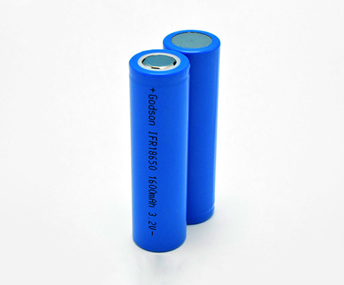 Bateria de lítio recarregável das baterias IFR 18650 3.2V 3C 1600mAh da luz da saída de emergência