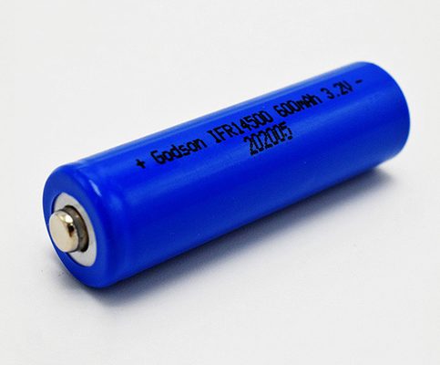 Iluminando a bateria recarregável 14500 LiFePO4 de 3,2 volts favorável ao meio ambiente