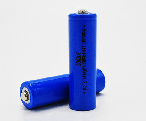 Iluminando a bateria recarregável 14500 LiFePO4 de 3,2 volts favorável ao meio ambiente