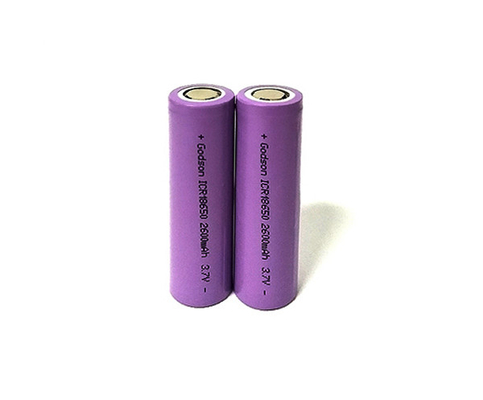 vezes da bateria de lítio 2000 ICR18650 da luz de emergência de 2600mAh 3.7V dão um ciclo