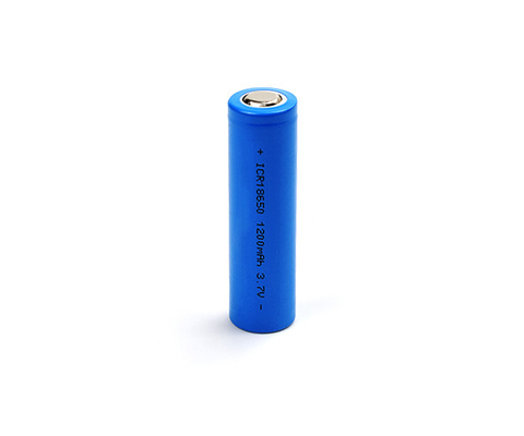 Pilha recarregável da bateria ICR18650 do íon 1200mAh 3,7 V do lítio