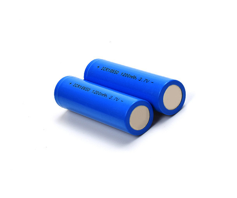 Pilha recarregável da bateria ICR18650 do íon 1200mAh 3,7 V do lítio
