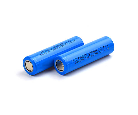 Bateria de lítio recarregável de ICR18650 3,7 V 2000mAh inodora