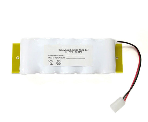 Bloco NiCd D4000mAh 6V da bateria da luz da saída da iluminação de emergência