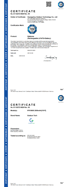 CHINA Godson Technology Co., Ltd Certificações