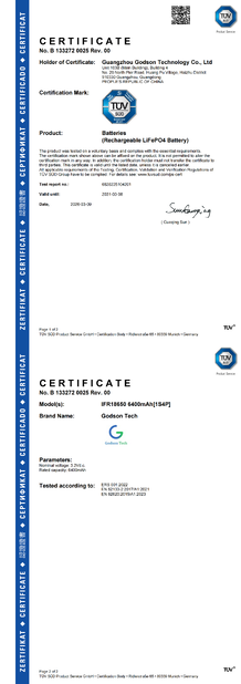CHINA Godson Technology Co., Ltd Certificações